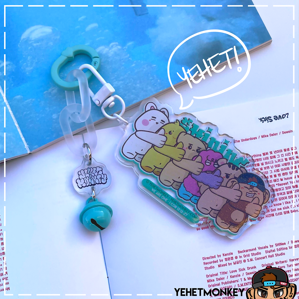 Thumbnail: SHINee- Always Shining Keychain | Chubby Monkey Keychain