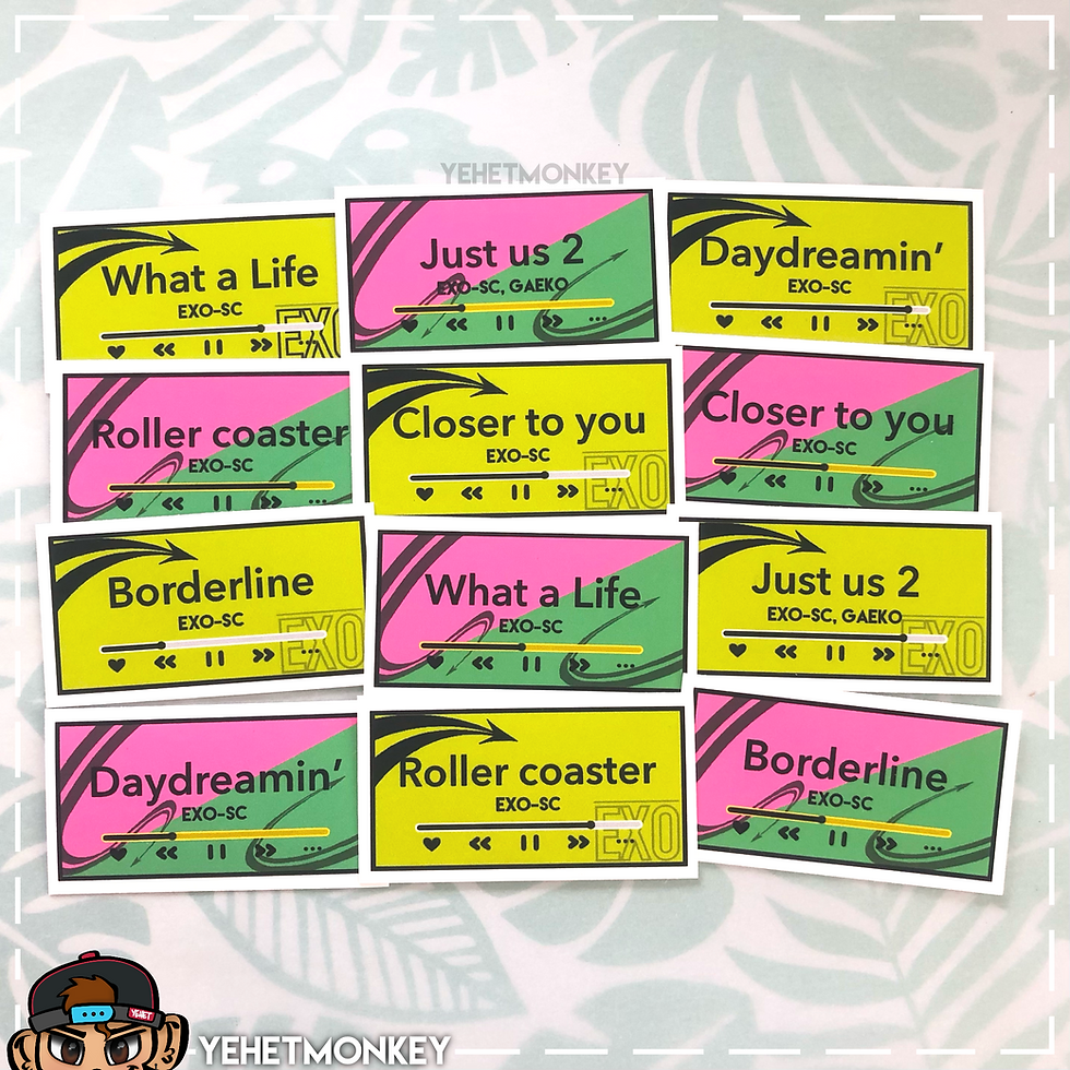 Thumbnail: EXO-SC- What A Life Album Kpop Sticker Set