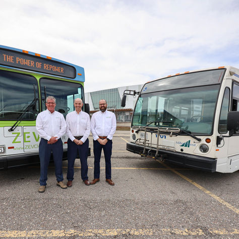 Town of Milton first in Canada to convert old diesel bus to electric