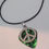 Thumbnail: Peace Necklace Guitar Pick Green