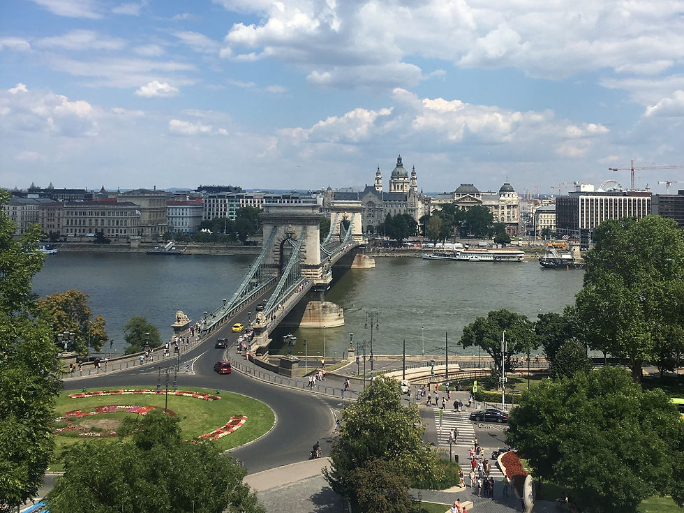 Buda kalesinden şehir manzarası