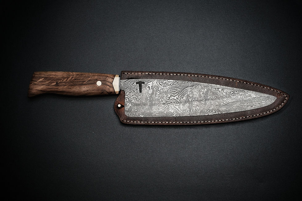 Thumbnail: Damascus Chef Knife set