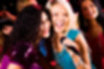 women singing karoke