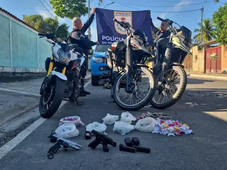  Dois homens são presos com armas e drogas em operação no Brejal, em SG