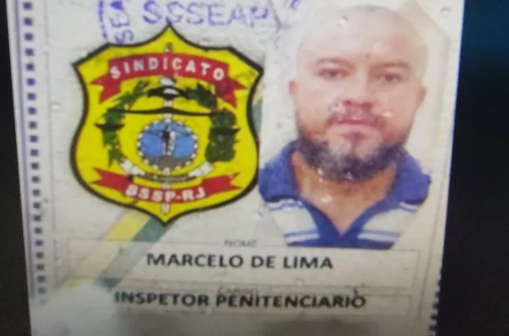 Inspetor de Polícia Penal, Marcelo de Lima, foi preso em flagrante por matar torcedor do Fluminense a tiros - Foto: Reprodução