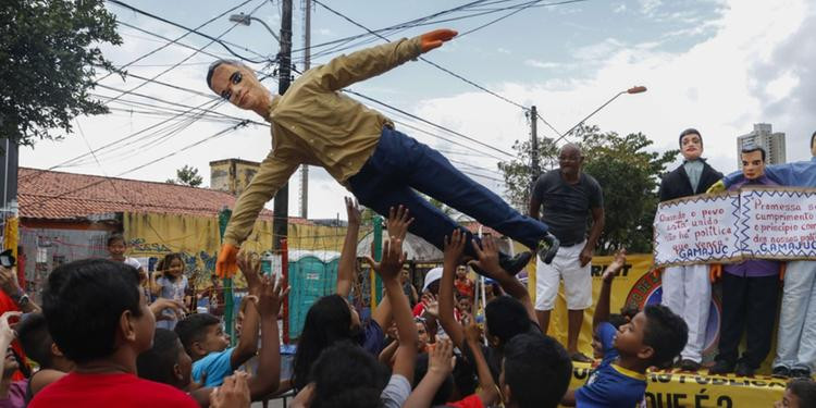 Bonecos de Judas em Belém do Pará/Foto: O Liberal