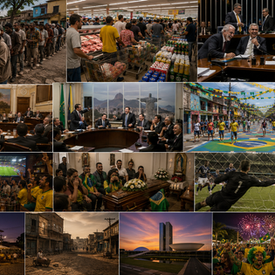 'Pra frente Brasil'