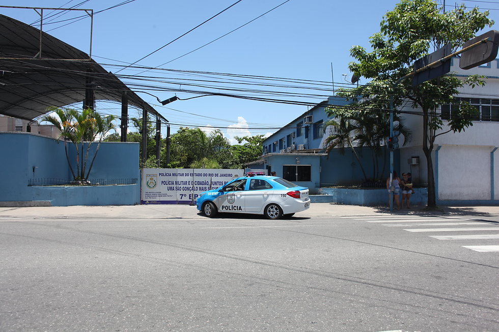 Entrada do 7º Batalhão/Foto: reprodução