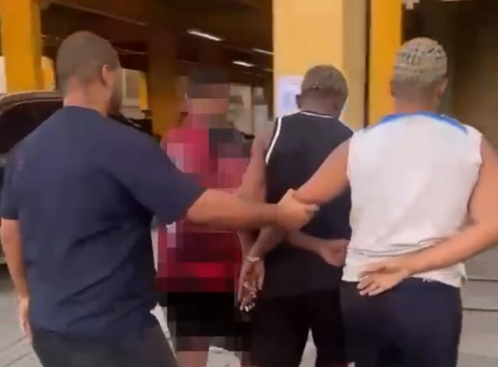 Homens são presos e adolescente é apreendido após arrastão