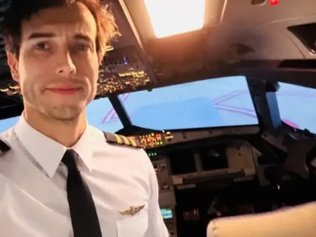 Instrutor se joga de avião na Argentina e aluna pousa sozinha