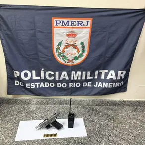 Polícia Militar apreende arma e prende dois suspeitos após confronto em Niterói