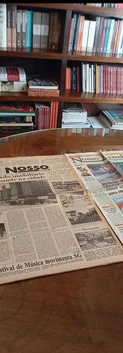 Primeira e última edição do Nosso Jornal/Foto: Helcio Albano