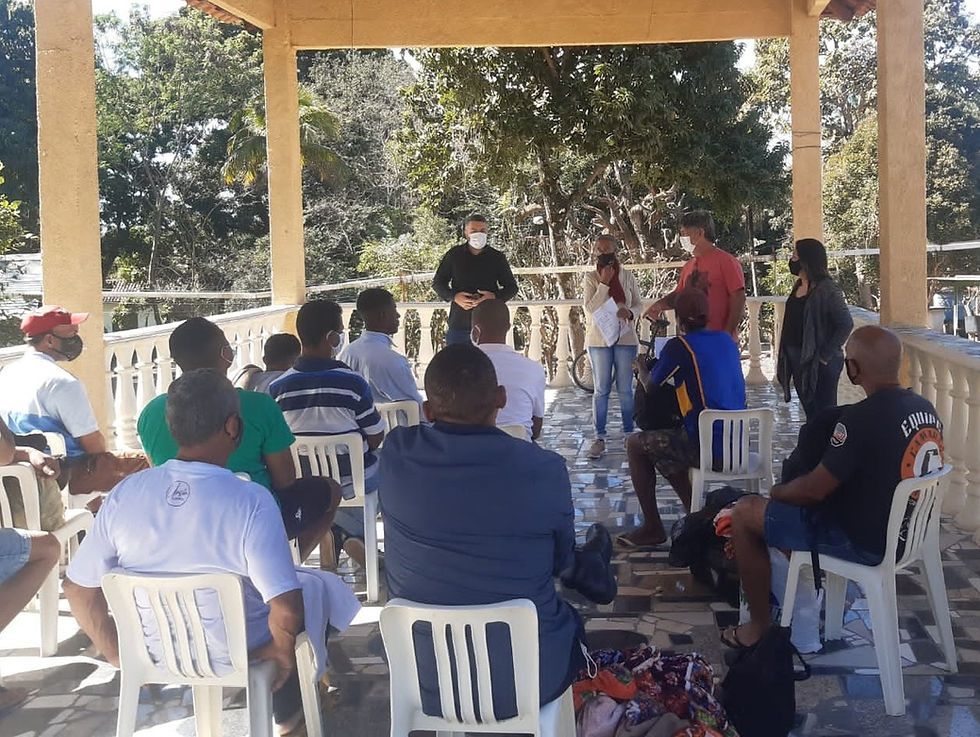 Abrigados fazem três refeições por dia/Foto: Divulgação