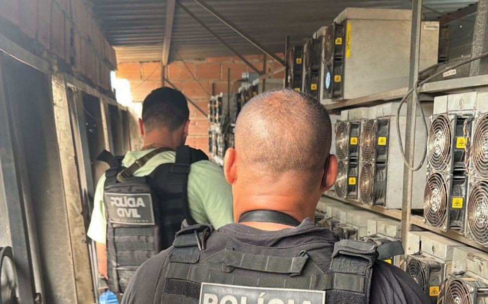 Polícia encontra mineradora clandestina de criptomoedas em Duque de Caxias