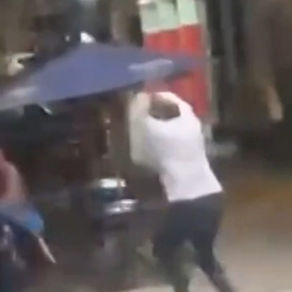 Vendedor é agredido com barra de ferro em briga com motorista de ônibus