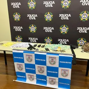  Homem é preso e menor apreendido com drogas e arma em Niterói