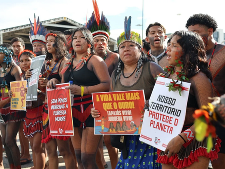 Povos indígenas marcham em Brasília para exigir demarcação de terras
