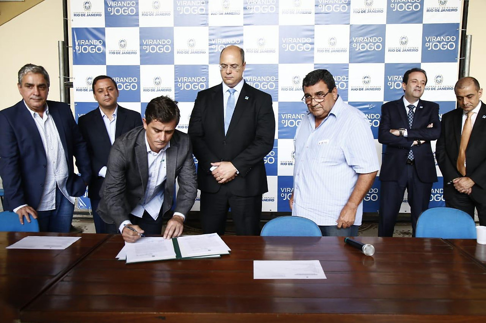 Cerimônia contou com o governador Witzel e os prefeitos Nanci, Neves e Horta/Foto: Divulgação
