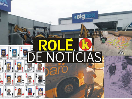 Bombas e retroescavadeiras para roubar mercado de SG; DP de Icaraí solta lista de procurados e mais