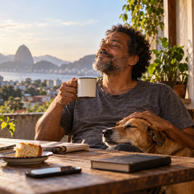 Há felicidade na simplicidade