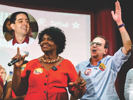 Isaac Ricalde é o anfitrião de encontro com Eduardo Paes e Benedita da Silva em São Gonçalo
