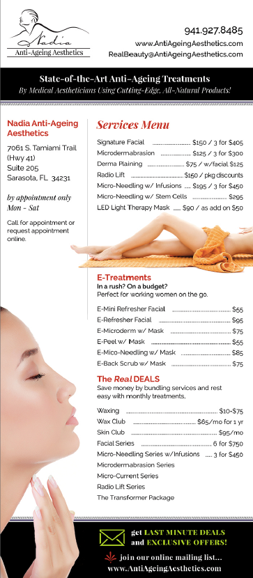 rack card