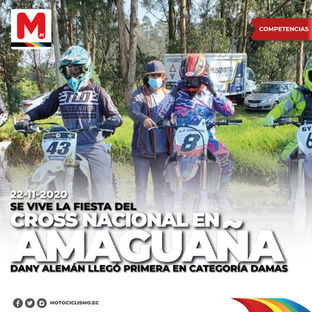 Se vive la fiesta del Cross Nacional en Amaguaña 