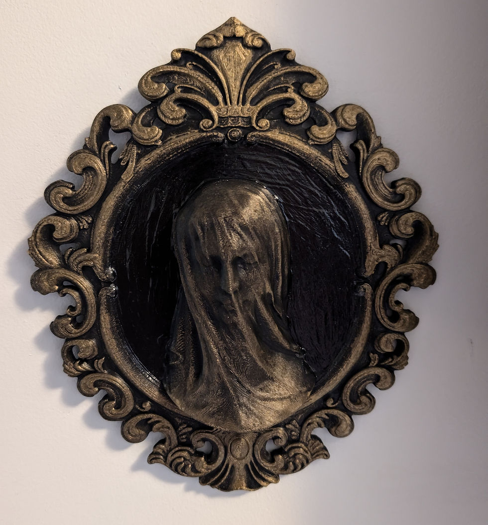 Thumbnail: Veiled Woman Gothic Horror Frame