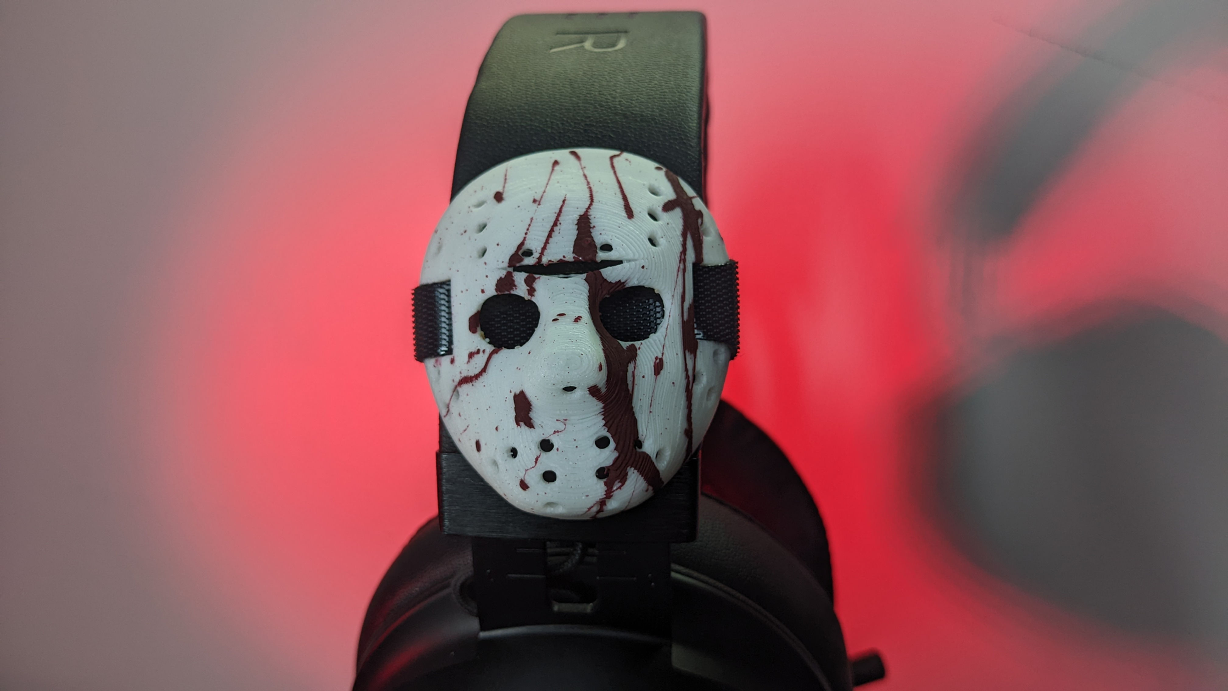 Jason Voorhees Mask Headset Charm Attachment