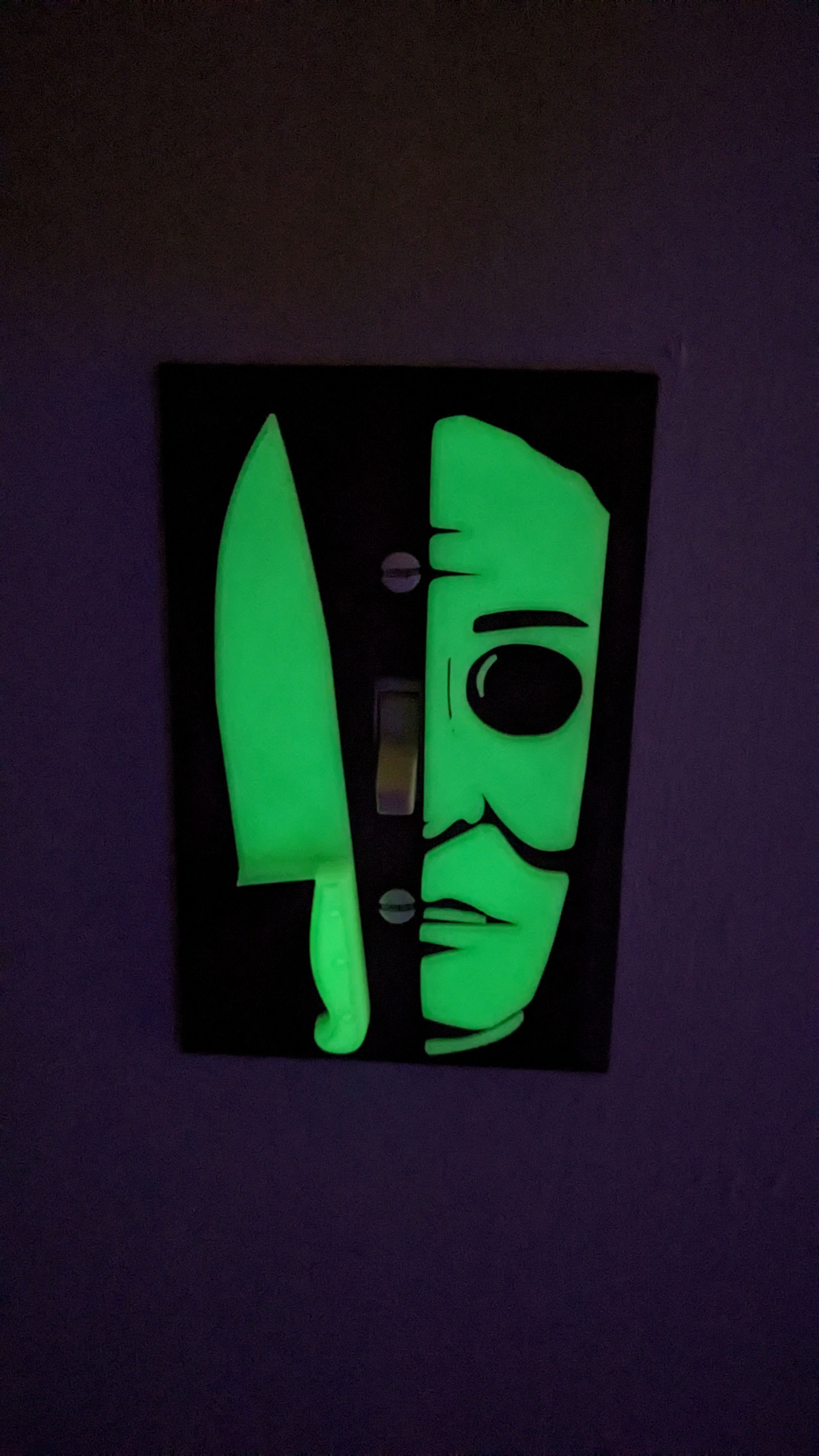 Horror Light Switch Cover Panel