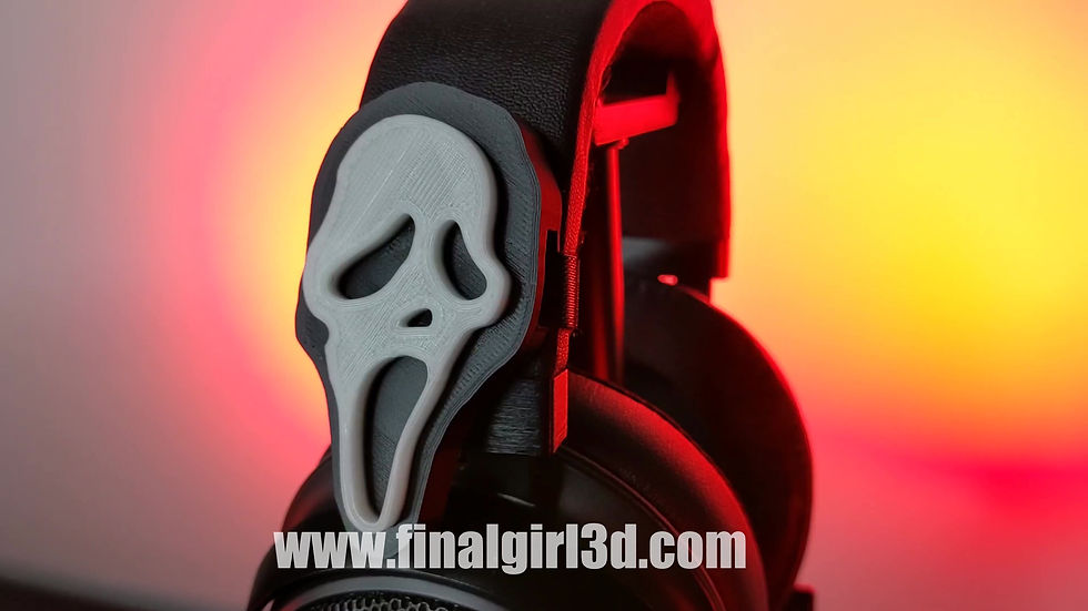 Thumbnail: Scream Ghostface Headset Charm Attachment