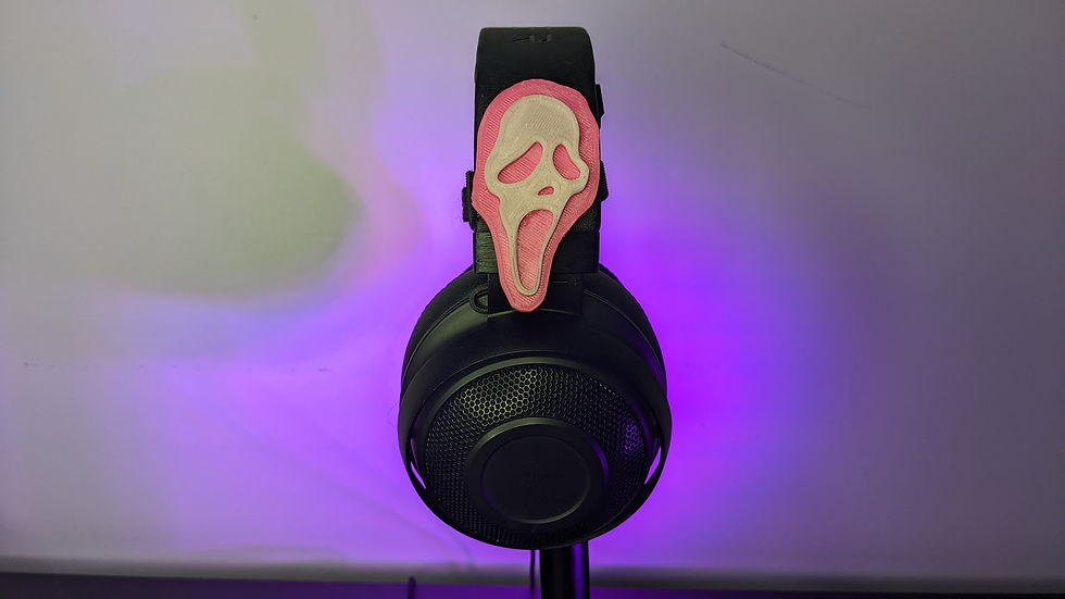 Thumbnail: Kawaii Cute Scream Ghostface Headset Charm Attachment