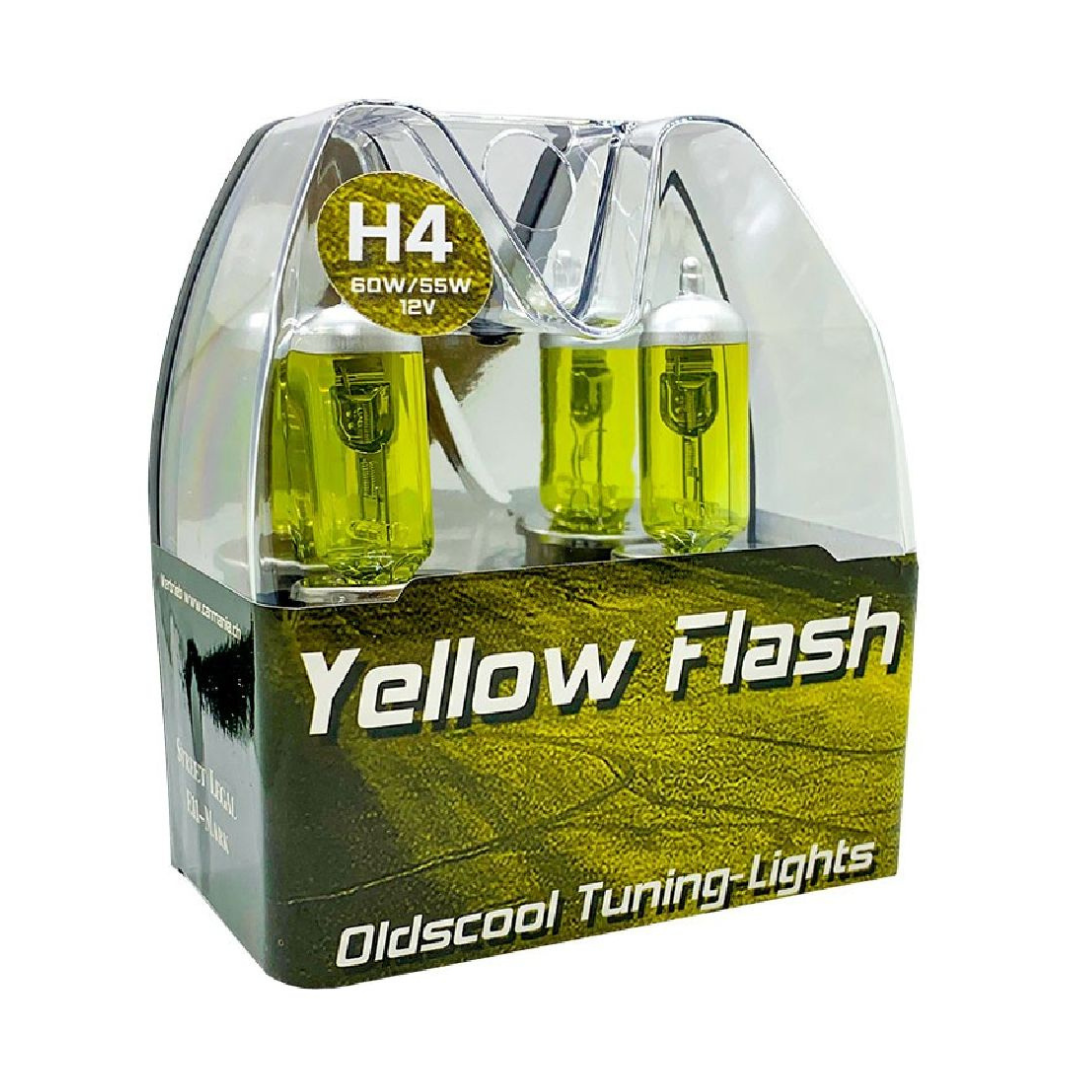 H4 Gelb YellowFlash 3800K mit E-Prüfzeichen