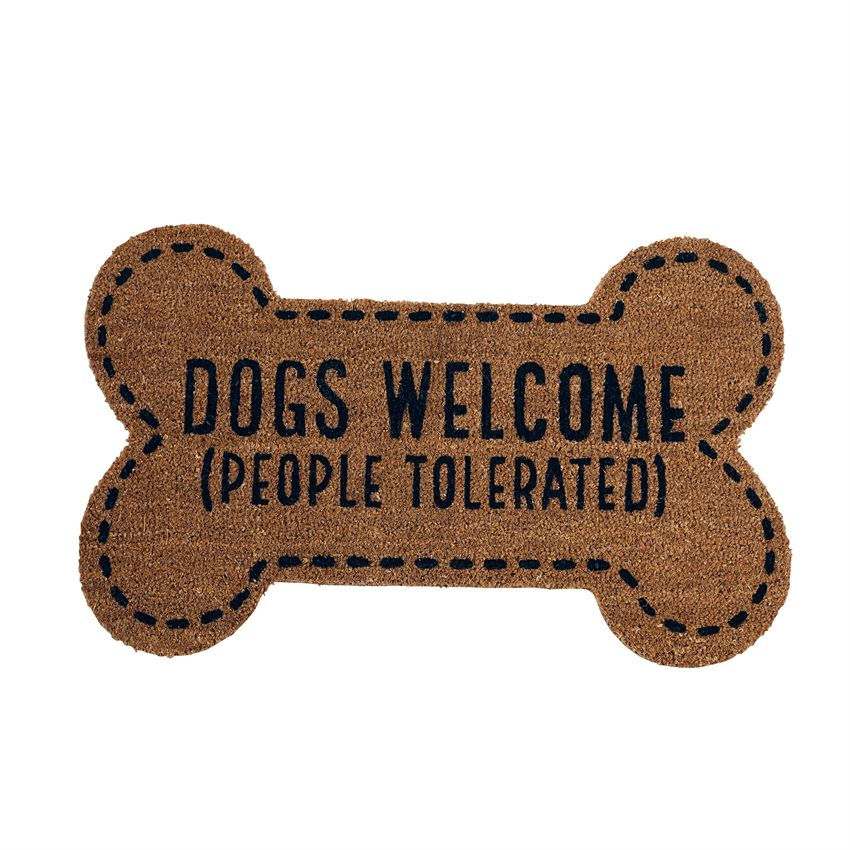 People Tolerated Bone Door Mat