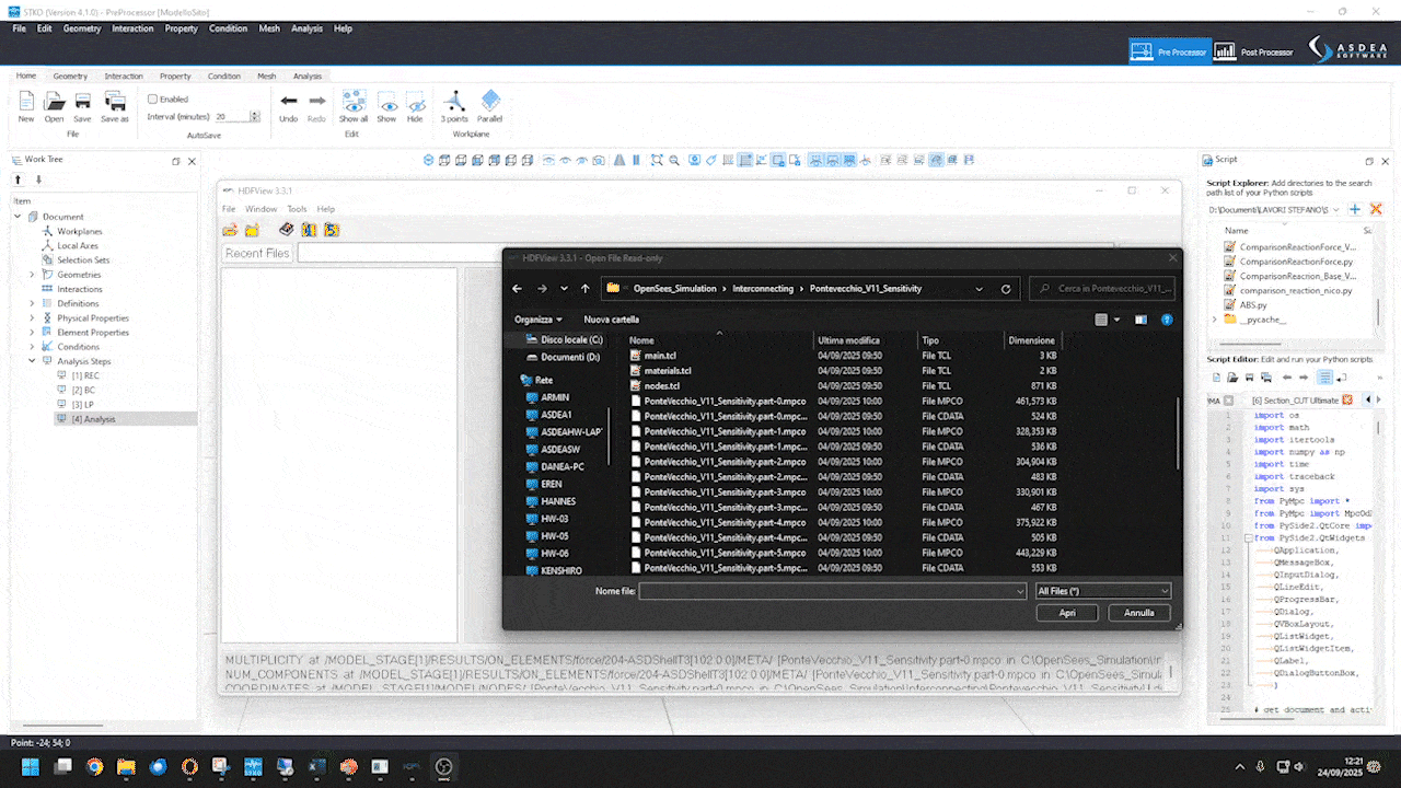 STKO MPCO Recorder with HDF5: store large simulation results efficiently, retrieve them fast, and keep projects organized.