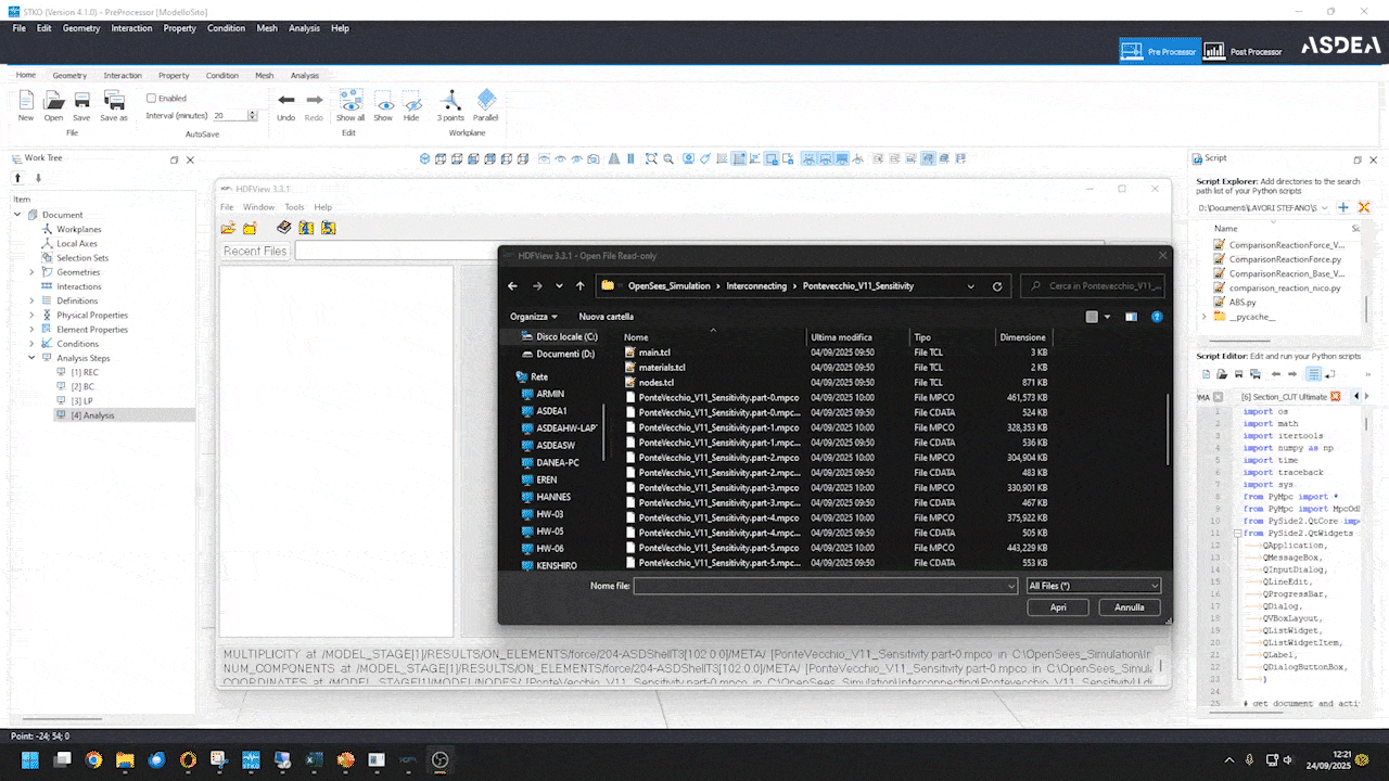 STKO MPCO Recorder with HDF5: store large simulation results efficiently, retrieve them fast, and keep projects organized.