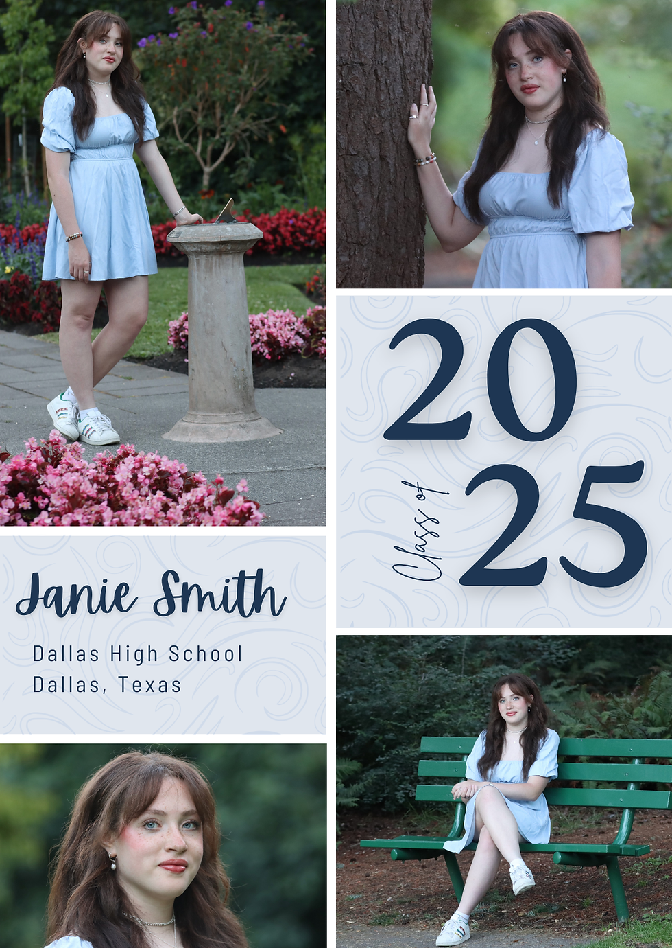 Sample Graduation Card for Portrait Photography
