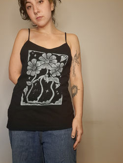 Hand carved Linocut design