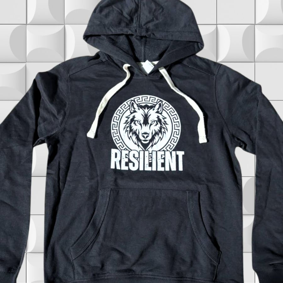 Black Resilient Hoodie