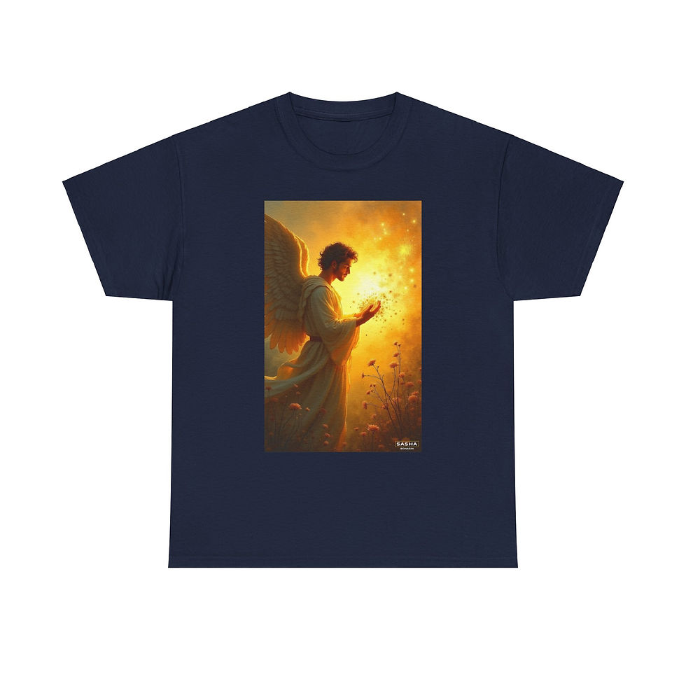 An Angel With Light Unisex Heavy Cotton Tee