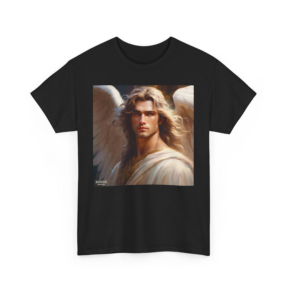 Thumbnail: Guardian Angel Observing Unisex Cotton Tee