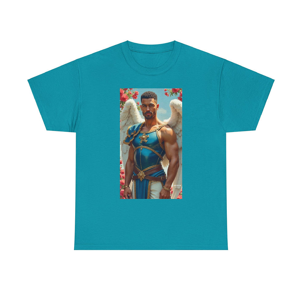 Thumbnail: Guardian Angel T-Shirt - Caring Archangel Design