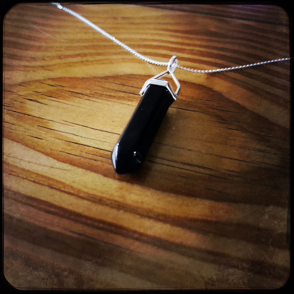 Thumbnail: Black Obsidian DT Point Pendant