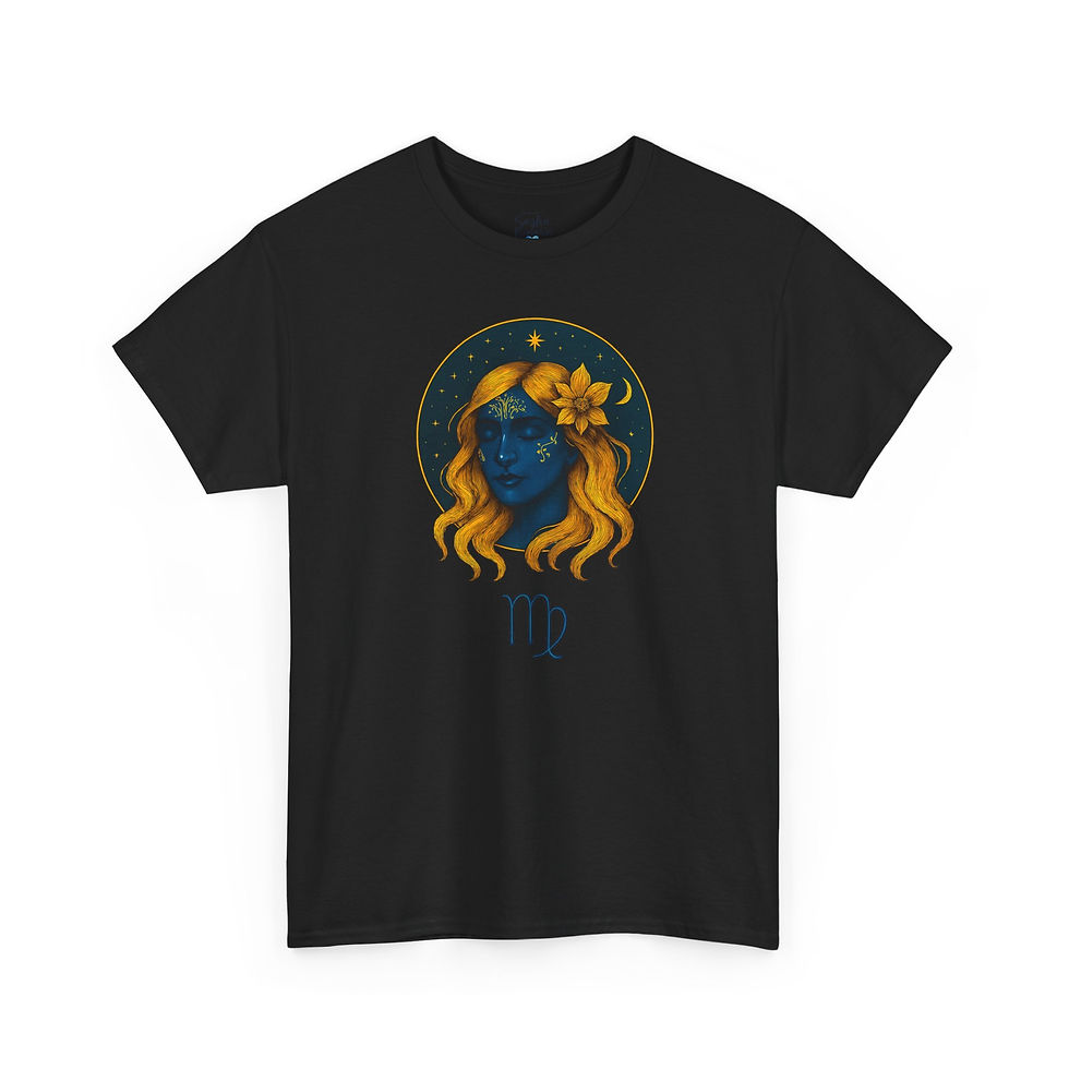 Thumbnail: Virgo Zodiac Tee, Astrology Shirt, Horoscope Gift, Celestial Fashion