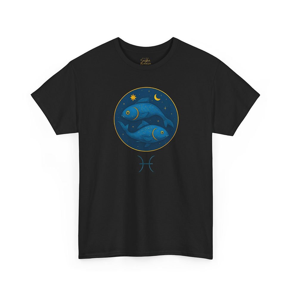 Thumbnail: Pisces Zodiac Tee, Unisex Horoscope Shirt | Star Sign Birthday Gift