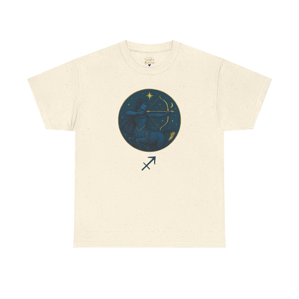 Thumbnail: Sagittarius Horoscope Tee, Astrology Shirt, Celestial Design, Unisex Gift