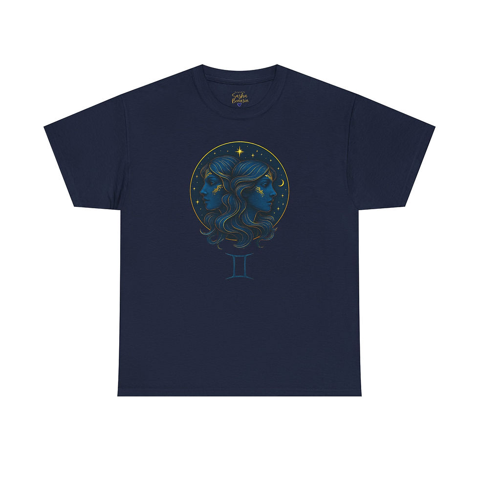 Thumbnail: Gemini Zodiac Tee, Unisex Astrology Shirt, Horoscope Gift, Starry Top