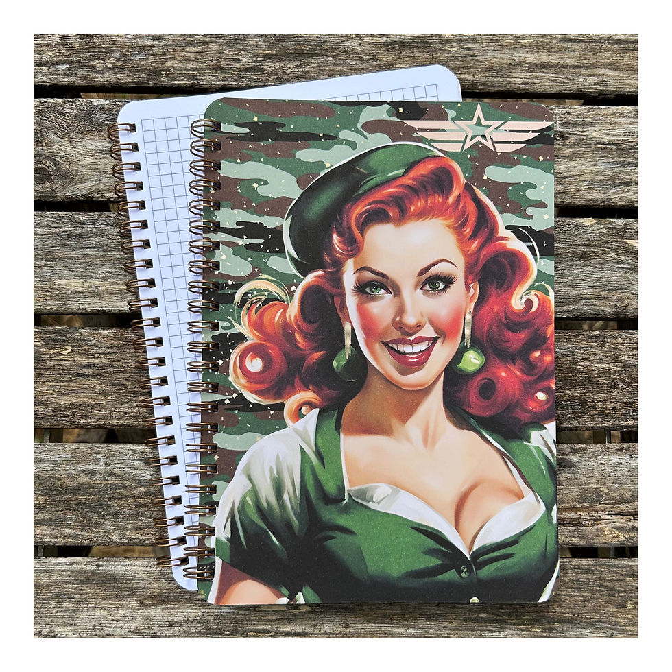 Miniature : Carnet A5 - Pin-up Ashley