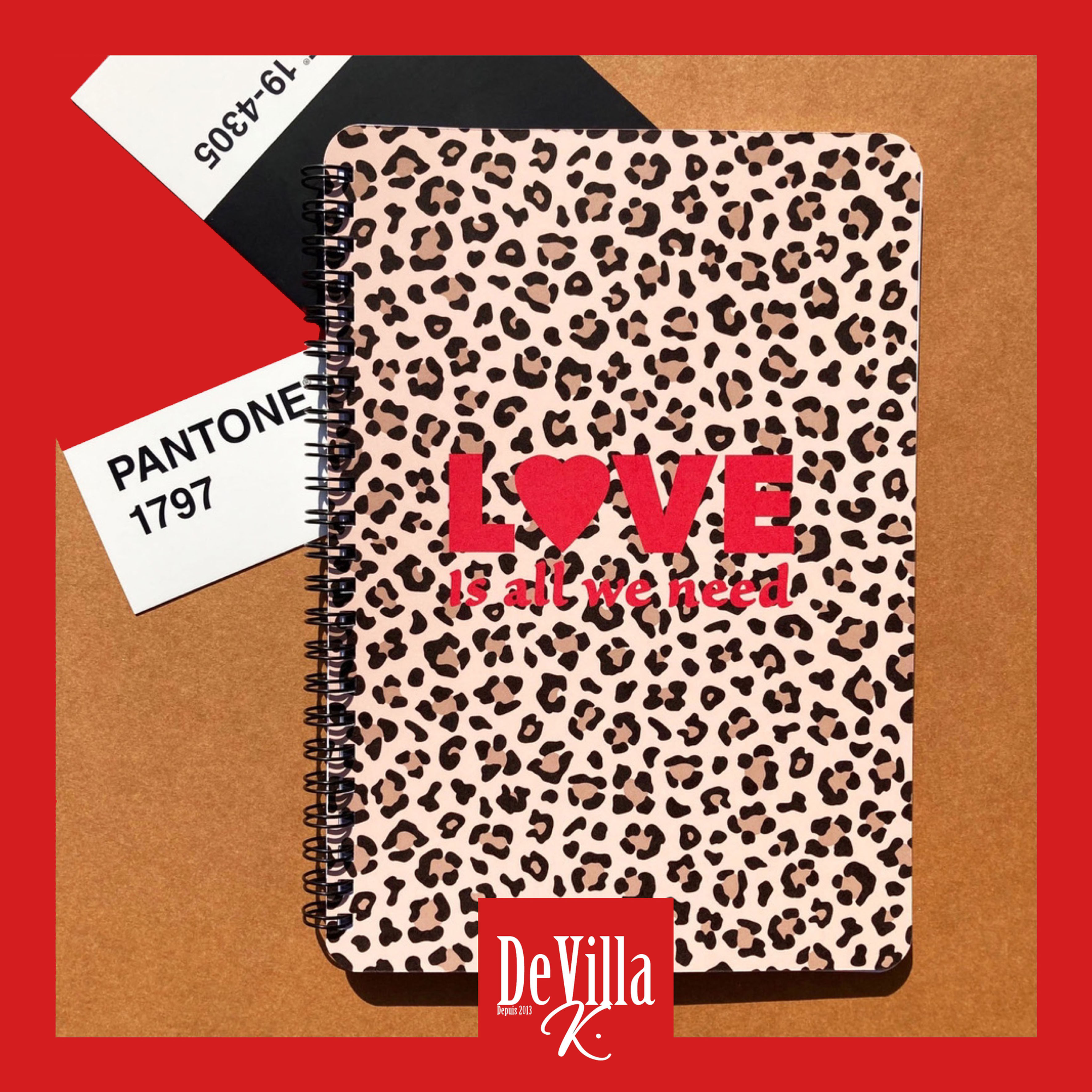 Carnet - Love Panthère