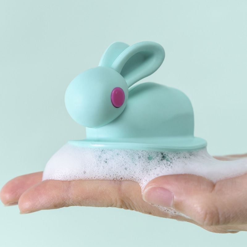 Thumbnail: Soft Rubber Shampoo Brush for Kids' Scalp Massage